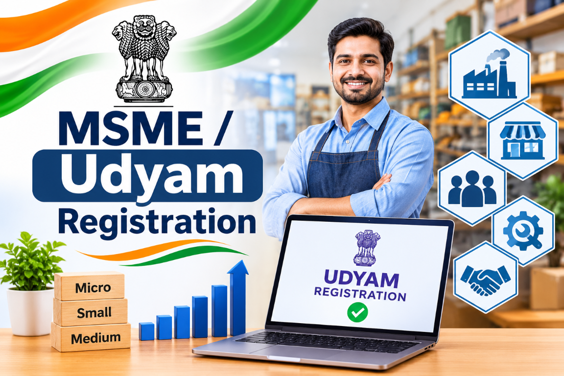 MSME and Udyam registration assistance for Indian small businesses